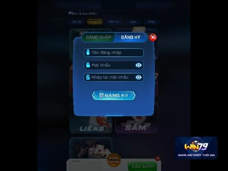 Đăng ký Win79 thành công sau 3 bước