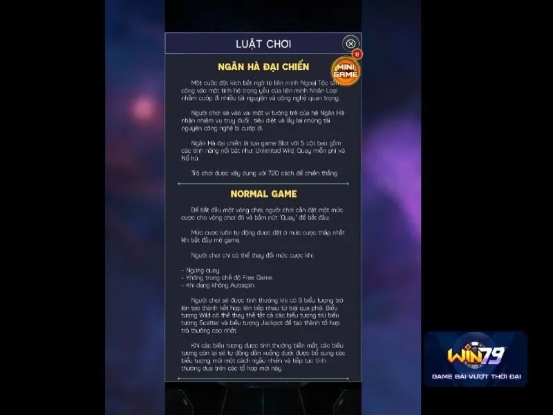 Luật chơi game slot