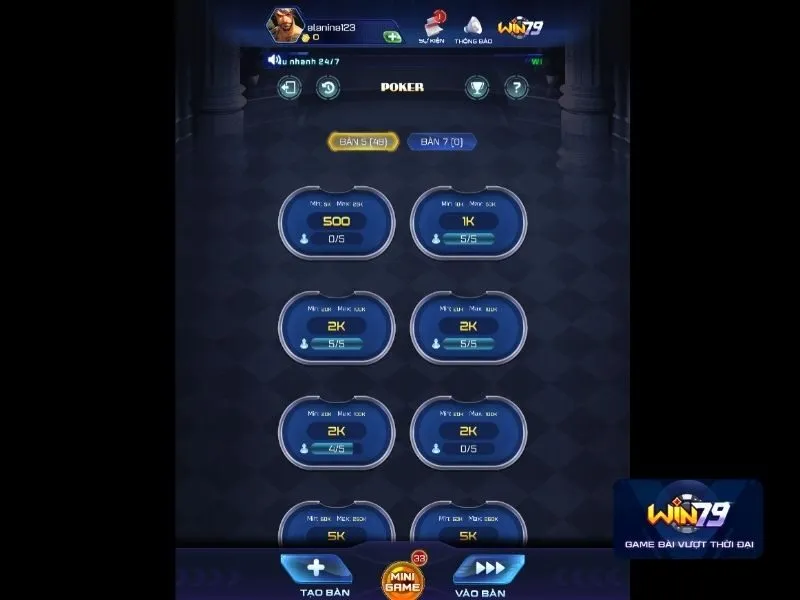 Luật chơi Poker Win79 cho newbie
