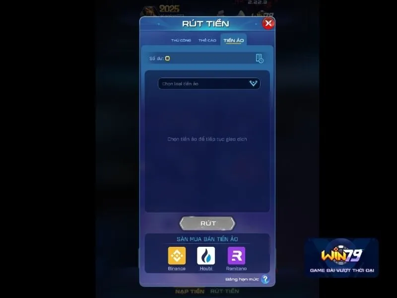 Lưu ý khi rút tiền Win79