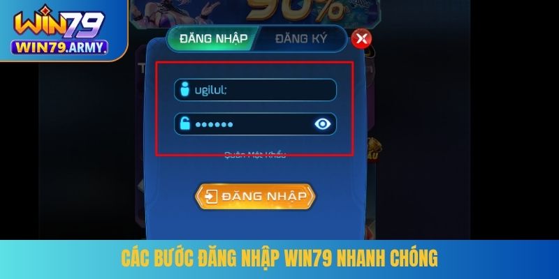 Các bước đăng nhập WIN79 nhanh chóng