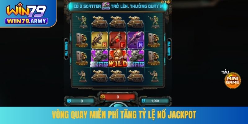 Vòng quay miễn phí tăng tỷ lệ nổ jackpot